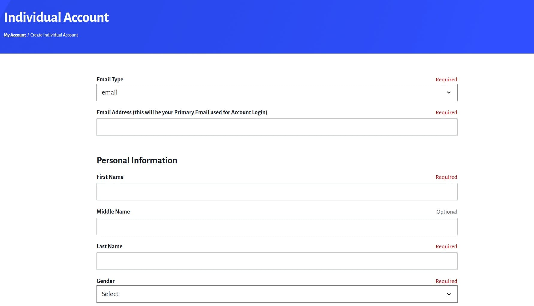 AAP membership application multi-step form